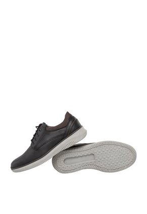 Zapatos Casuales Para Hombre Lucios Negro Bosi