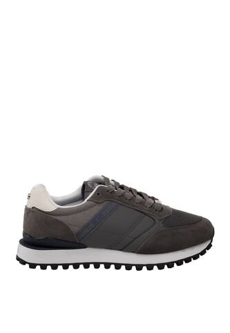 Tenis Para Hombre Rickman Gris Bosi Bosi