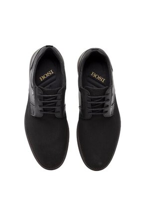 Zapatos Casuales Para Hombre Spitz Negro Bosi