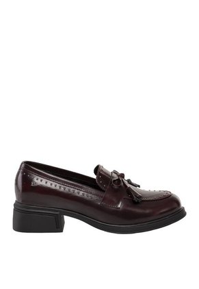 Mocasines Para Mujer Winda Vinotinto Bosi