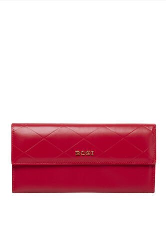 Billetera Para Mujer Merlina Rojo Bosi Bosi