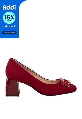 Tacones Para Mujer Azzurra Rojo Bosi Bosi