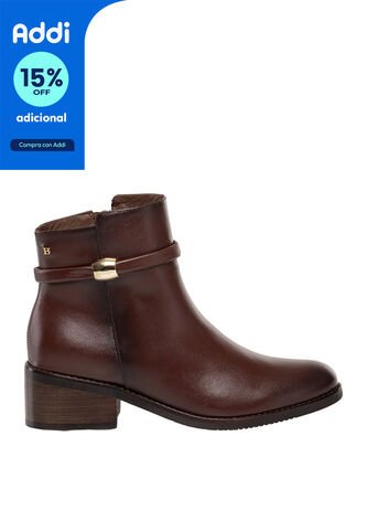 Botines Para Mujer Beka Canela Bosi Bosi