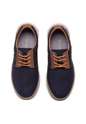 Zapatos Casuales Para Hombre Makio Azul Bosi