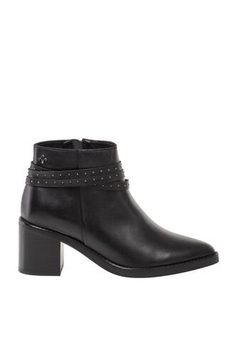 Botines Para Mujer Asis Negro Bosi Bosi