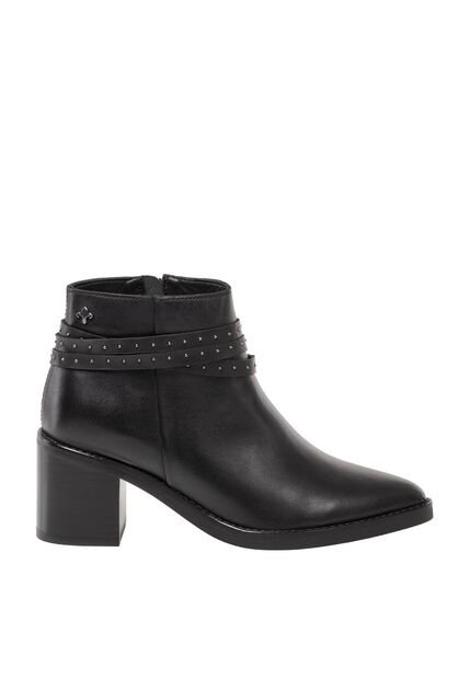 Botines Para Mujer Asis Negro Bosi