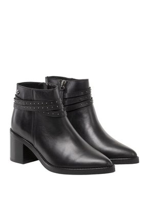 Botines Para Mujer Asis Negro Bosi