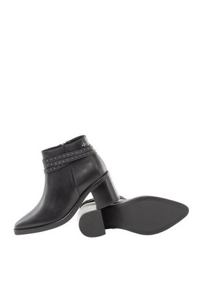 Botines Para Mujer Asis Negro Bosi