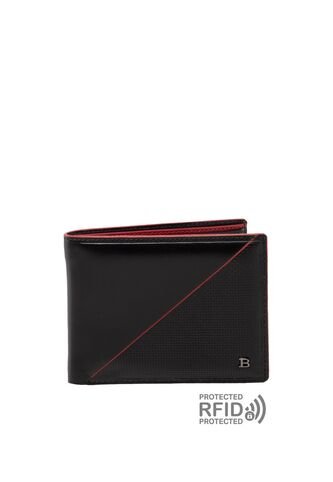 Billetera Para Hombre Alix Negro Bosi Bosi