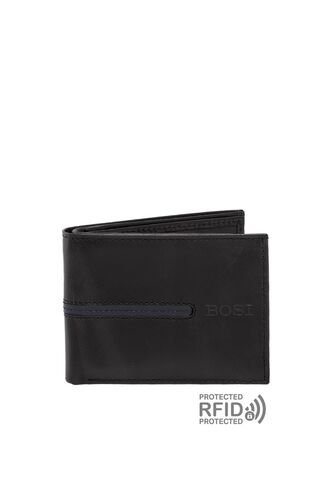 Billetera Para Hombre Petar Negro Bosi Bosi