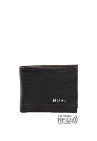 Billetera Para Hombre Lecco Negro Bosi Bosi