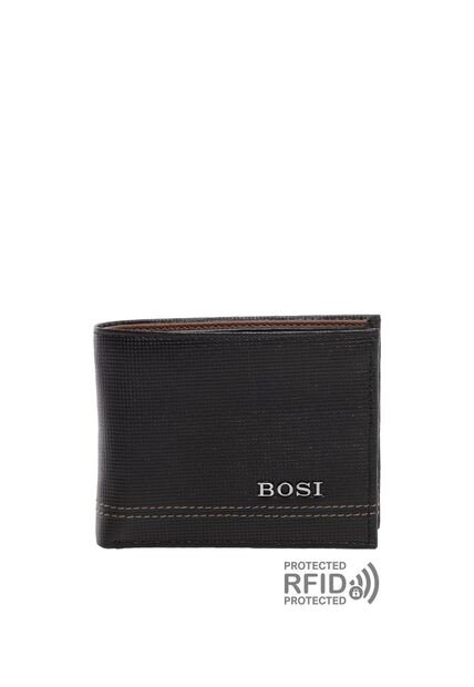 Billetera Para Hombre Lecco Negro Bosi