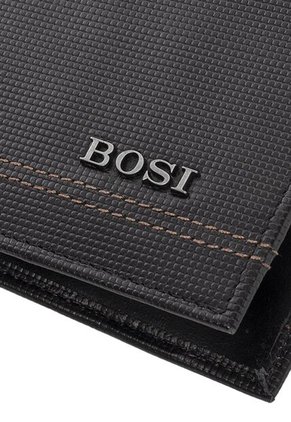 Billetera Para Hombre Lecco Negro Bosi