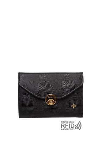 Billetera Para Mujer Bologna Negro Bosi Bosi