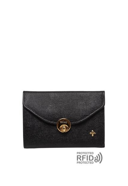 Billetera Para Mujer Bologna Negro Bosi