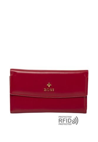 Billetera Para Mujer Elodi Rojo Bosi Bosi