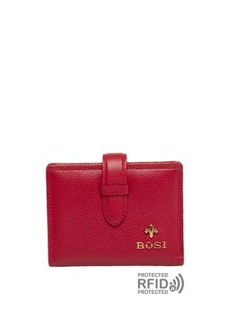 Billetera Para Mujer Erika Rojo Bosi Bosi