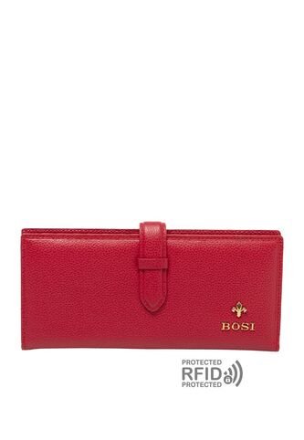 Billetera Para Mujer Ninel Rojo Bosi Bosi