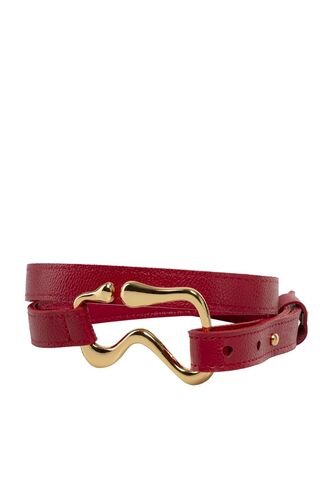 Cinturón Para Mujer 696 Rojo Bosi Bosi