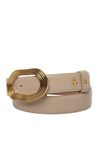 Cinturón Para Mujer 698 Beige Bosi Bosi