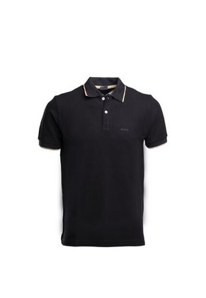 Camiseta Polo Para Hombre Monza Negro Bosi