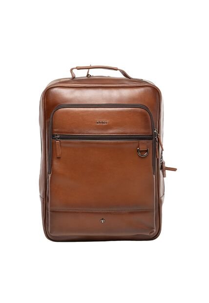 Morral En Cuero Para Hombre Santino Miel Bosi