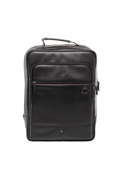 Morral En Cuero Para Hombre Santino Negro Bosi
