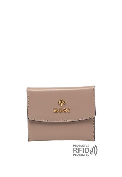 Tarjetero Para Mujer Fleur Nude Bosi