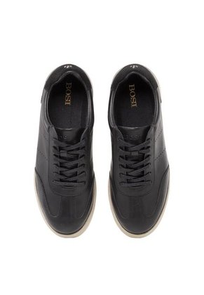 Zapatos Casuales Para Hombre Tridente Negro Bosi