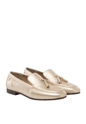 Mocasines Para Mujer Villanoa Dorado Bosi
