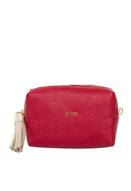 Cosmetiquera Para Mujer Tisca Rojo Bosi