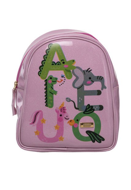 Morral Para Niña Vowels Rosado Bosi