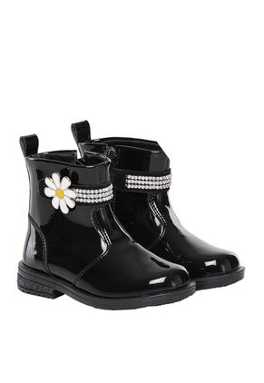 Botas Para Niña Daisies Negro Bosi