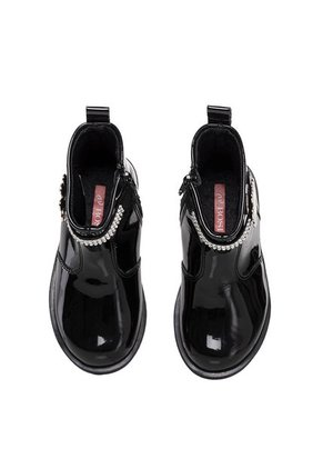 Botas Para Niña Daisies Negro Bosi