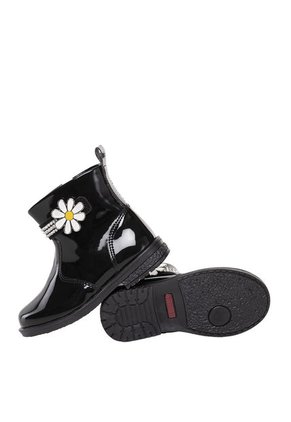 Botas Para Niña Daisies Negro Bosi