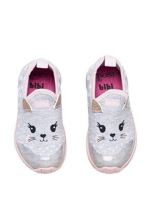 Tenis Vesty Gris Y Rosado Bosi