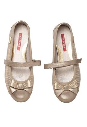 Baletas Para Niña Aize Dorado Bosi