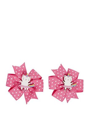 Pinzas Para Niña Kittycorn Fucsia Bosi