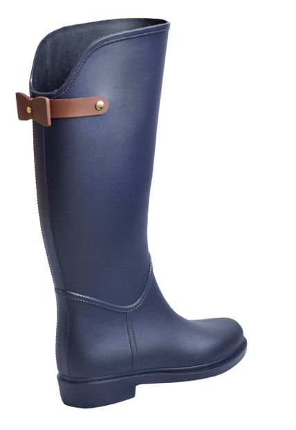 Botas Lluvia Impermeable Golden Bowtie Bottplie - Azul / Cafe