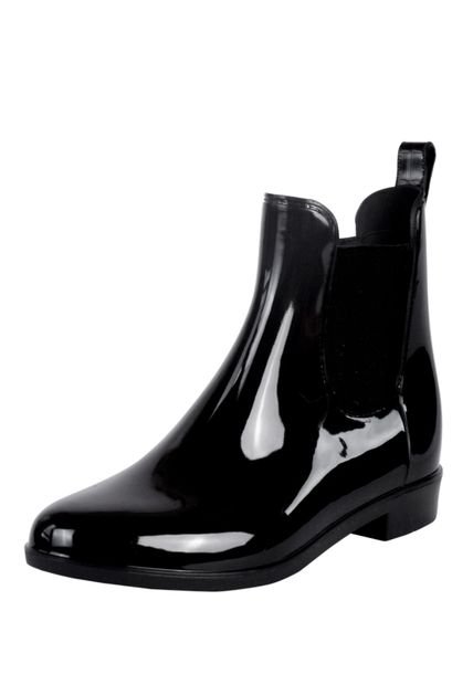 Botines Lluvia Impermeable Chelsea Bottplie - Negro Glossy - Compra Ahora |  Dafiti Colombia