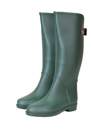 Botas Lluvia Impermeable Golden Bowtie Bottplie - Verde / Cafe