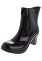 Botas Lluvia Tacon Impermeable Dark Heel Bottplie - Negro de Bottplie
