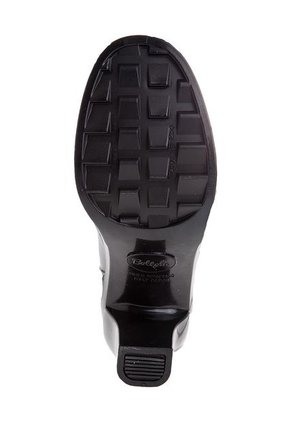 Botas Lluvia Tacon Impermeable Dark Heel Bottplie - Negro