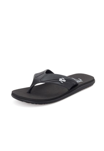 SANDALIA PLANA NEGRO PRETO BR SPORT