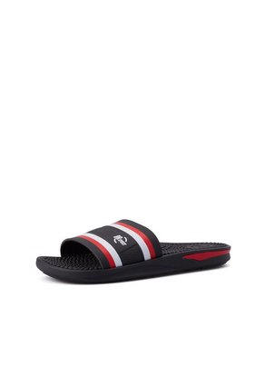 SANDALIA PLANA NEGRO ROJO BR SPORT