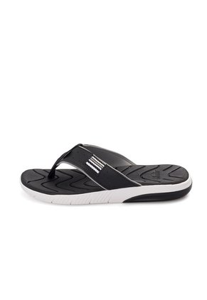 SANDALIA PLANA NEGRO BLANCO BR SPORT