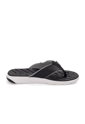SANDALIA PLANA NEGRO BLANCO BR SPORT