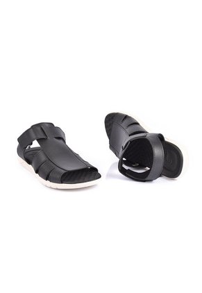 Sky Walk Sandalia Plana Hombres 6631372252-526NEGRO