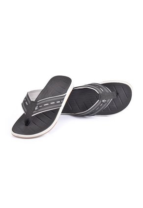 Sky Walk Sandalia Plana Casual Hombre 6631372266-106NEGRO
