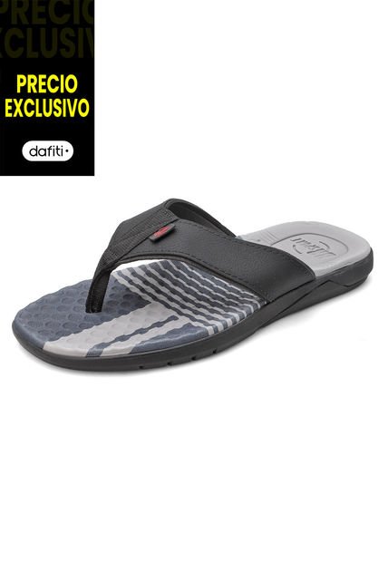 Sandalia Negro-Azul-Gris BR SPORT
